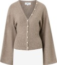 Gina Tricot   Kardigan Fitted waist knitted cardigan   Beige