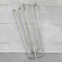 vidaXL Lystette gardiner kroker og lin-design 2 stk beige 140x245 cm