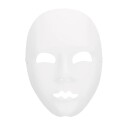 Deluxe Ansiktmaske Mime Hvit