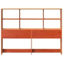  Hodegavl med oppbevaring voksbrun 120 cm heltre furu 8721158396815