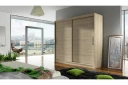 Prag Garderobe 180 cm Skyvedører - Eik