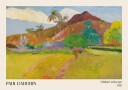 Tahitian Landscape 1891 Paul Gauguin Plakat Plakat / 50x70cm