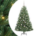  Kunstig sammensatt juletre grønn 150 cm PVC og metall