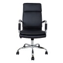 Kontorstol HOME4YOU Ultra 106,5–116,5 cm Svart - svart