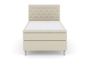 Select No 6 Kontinentalseng 120x200 Fast Lateks/Memory Beige/Metallben