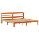  Sengeramme uten madrass voksbrun 180x200 cm heltre furu 3306809