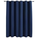 Vidaxl Lystett Gardin Med Metallringer Blå 290x245 Cm