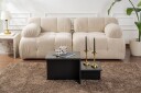 Fabrony sofabord 80x40 cm svart -