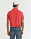 Klassisk piquéskjorte i regular fit BRICK RED XXL