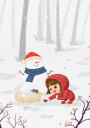 Joyful Winter Plakat Plakat / 40x50cm