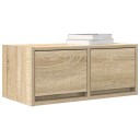 TV benker 2 stk sonoma eik 60x31x25,5 cm konstruert tre