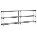  Konsollbord grå sonoma 200x29x75 cm konstruert tre 8720845420642