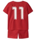 Name It Shorts Sett   NmnHiteam   Ekte rød   Name It   3 år 98   Shorts Hvit