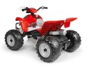 Peg Perego Polaris Outlaw 330W rød elektrisk firhjuling 12V med 2 hastigheter