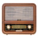 Camry Retro Stasjonær Radio med Bluetooth 10W - Brun