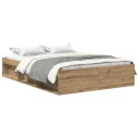  Sengeramme uten madrass artisan eik 140x190 cm konstruert tre 3328884