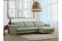 Makhan Sofa med Sjeselong 3 seter   Grønn