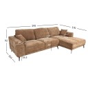 Hjørnesofa Monar Høyre   beige