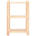 vidaXL Lagringshyller 3 etasjer 10stk 60x38x90cm heltre furu 150kg