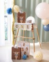 1 År Banner Teddybjørn og Krone My First Birthday