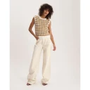 Ines de la Fressange Paris Dame Strikkevarer Brun S,