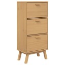 Skoskap OLDEN brun 55x35x120 cm heltre furu 8721012133891