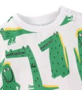 Stella McCartney Kids T skjorte   Hvit m. Krokodiller   Stella McCartney Kids   6 md   T skjorte Grønn   62