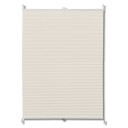 vidaXL Plissegardiner 60 x 125 cm Krem