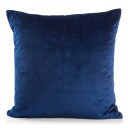 Pute Eline marineblå velour 45x45 cm