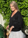 AMANDA genser svart
