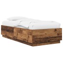 vidaXL Sengestamme Gammelt tre 80 x 200 cm Konstruert tre