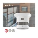 Nedis Zigbee Smart Røykvarsler Hvit med 10 års sensorlivssyklus
