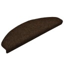  Trappematter selvklebende 10 stk 65x21x4 cm brune halvrund store