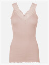 Rosemunde Bernadine Organic Top with Lace Rosa XL