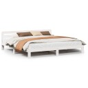  Sengeramme uten madrass hvit 180x200 cm heltre furu 8721158395726