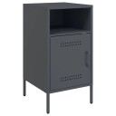  Nattbord antrasitt 36x39x68 cm kaldvalset stål 843070