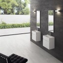 Compact 01 - Servantskap 45x35, Matt Hvit SolidTec®