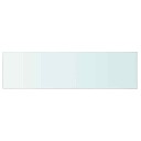 vidaXL Hyllepanel klart glass 110x30 cm