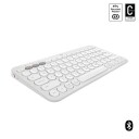 Logitech Pebble Keys 2 K380s - Tastatur - Trådløs - Bluetooth Le - Qwerty - Us International - Tonalhvit