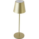 One bordlampe oppladbar 3,3W IP54 Dimbar Gullfarget