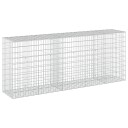 vidaXL Gabion med 3,5 mm tråd og 5x10 cm mesh 250x50x100 cm