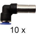 Innstikksvinkel 8–12 mm. Hunn/hann. Pakke med 10 stk.
