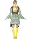 Smiffys 60talls Hippie Kjole Karnevalskostyme  Small