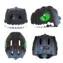 Crazy Safety Black Dragon sykkelhjelm for barn (100201-01-M)