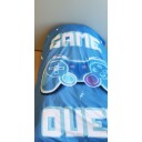 Licens Gamer sengetøy   100% bomull   Barnesengetøy 140x200 cm   Blått   Game Over