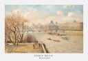 Pissarro Louvre From Pont Neuf Plakat Plakat / 70x100cm