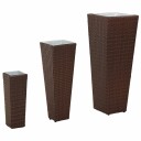 vidaXL Utendørs sett 3 pcs Metall