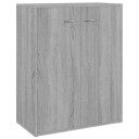 vidaXL Skjenk grå sonoma 60x30x75 cm konstruert tre