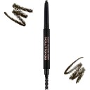 Makeup Revolution Duo Brow Pencil  Dark Brown