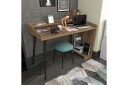 Andifli Skrivebord 59x88,3x121,8 cm med oppbevaring   Brun